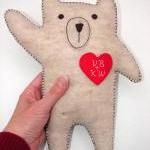 Personalized Valentine bear..