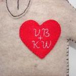 Personalized Valentine bear..